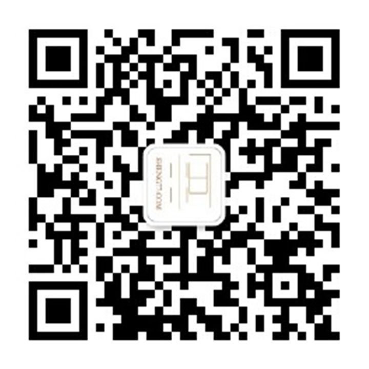 微信公众号二维码，显示盛河酱酒官方账号，背景为简洁白色